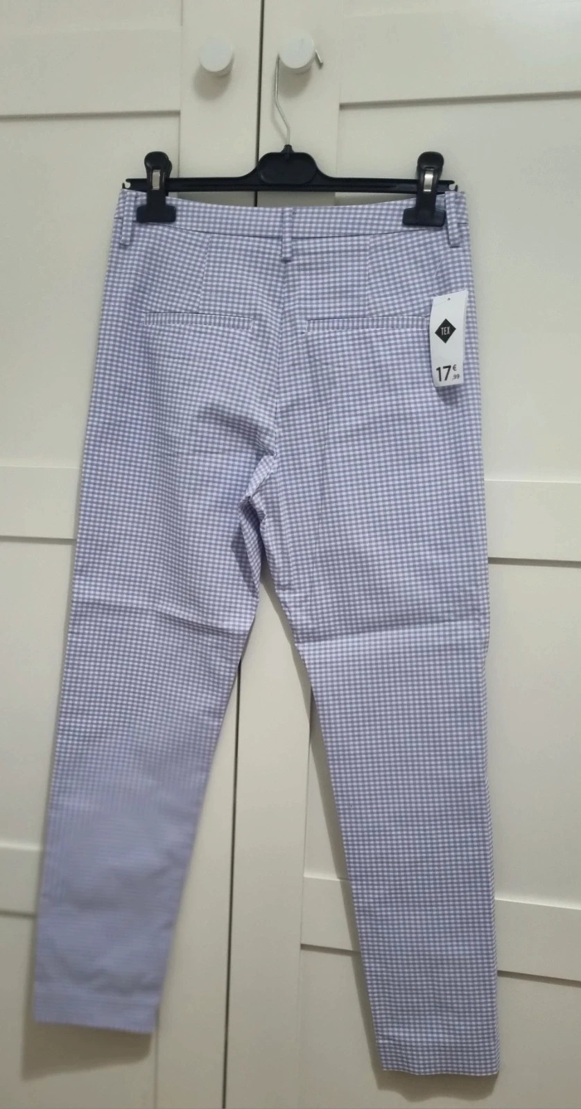 💜Pantalón cuadro vichy Malva💜 – TEX – taille S / 36 / 8 3