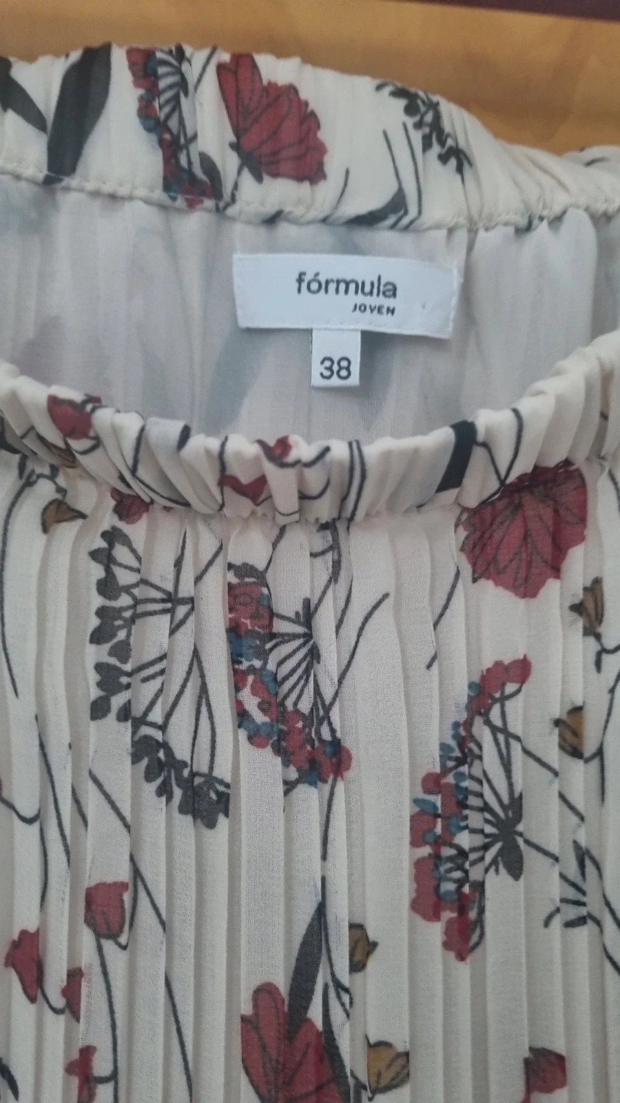 🌺Busa estampada plisada🌺 – Fórmula Joven – taille M / 38 / 10 5