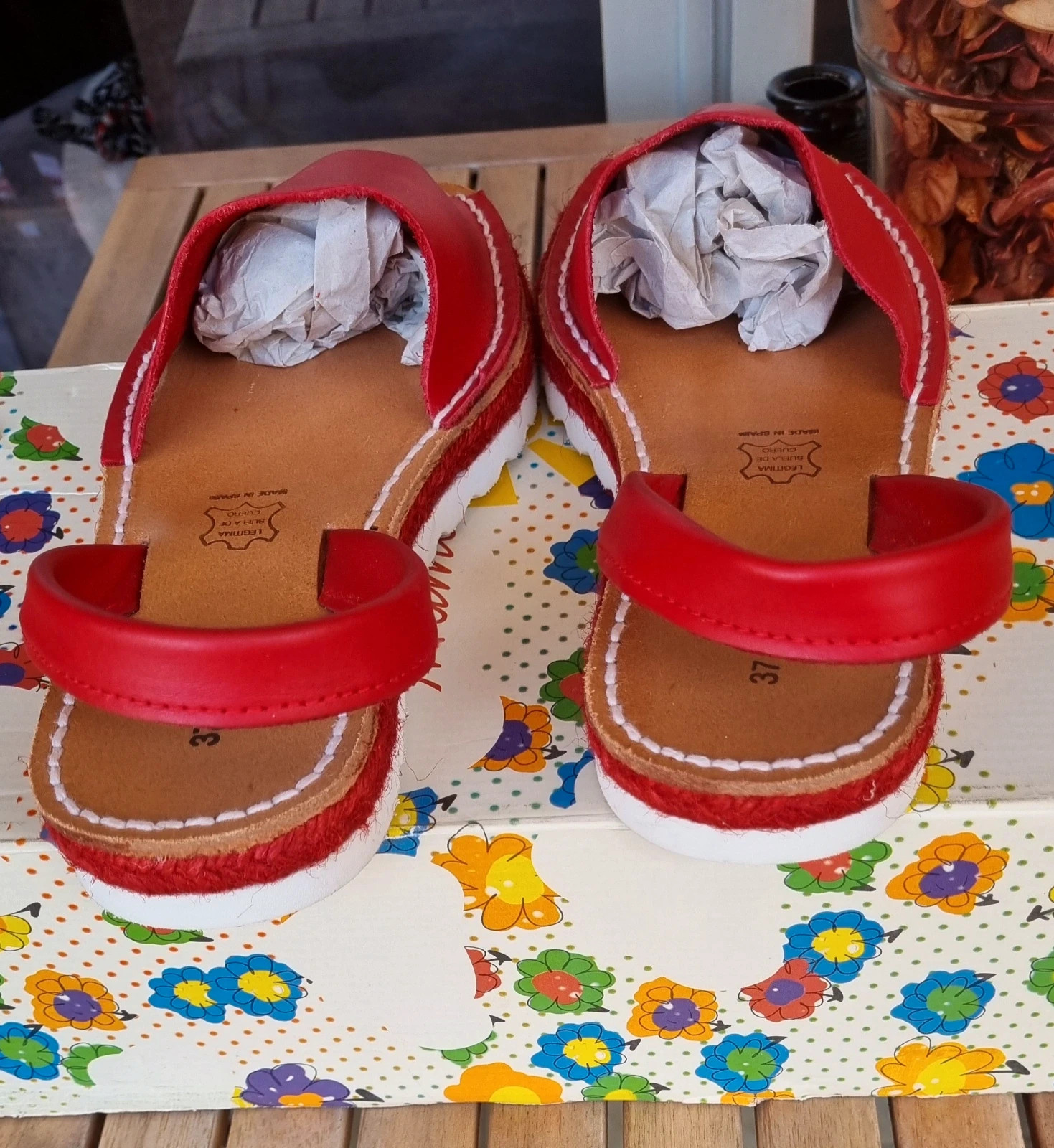 Mallorquinas rojas – TEX – taille 37 4