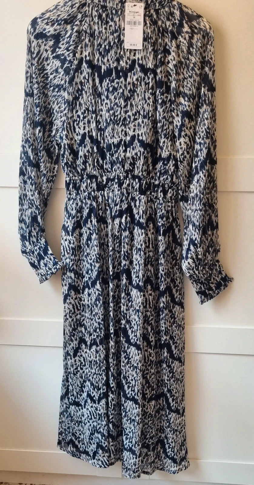 Elegante vestido midi azul – Fórmula Joven – taille M / 38 / 10 2