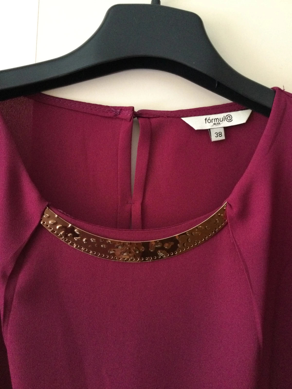 Blusa con adorno dorado a estrenar 🌺 – Fórmula Joven – taille M / 38 / 10 3