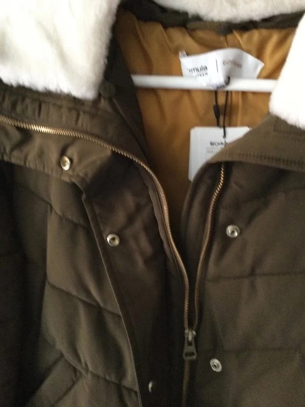 Chaqueta kaki con pelo🌸 – Fórmula Joven – taille M / 38 / 10 4
