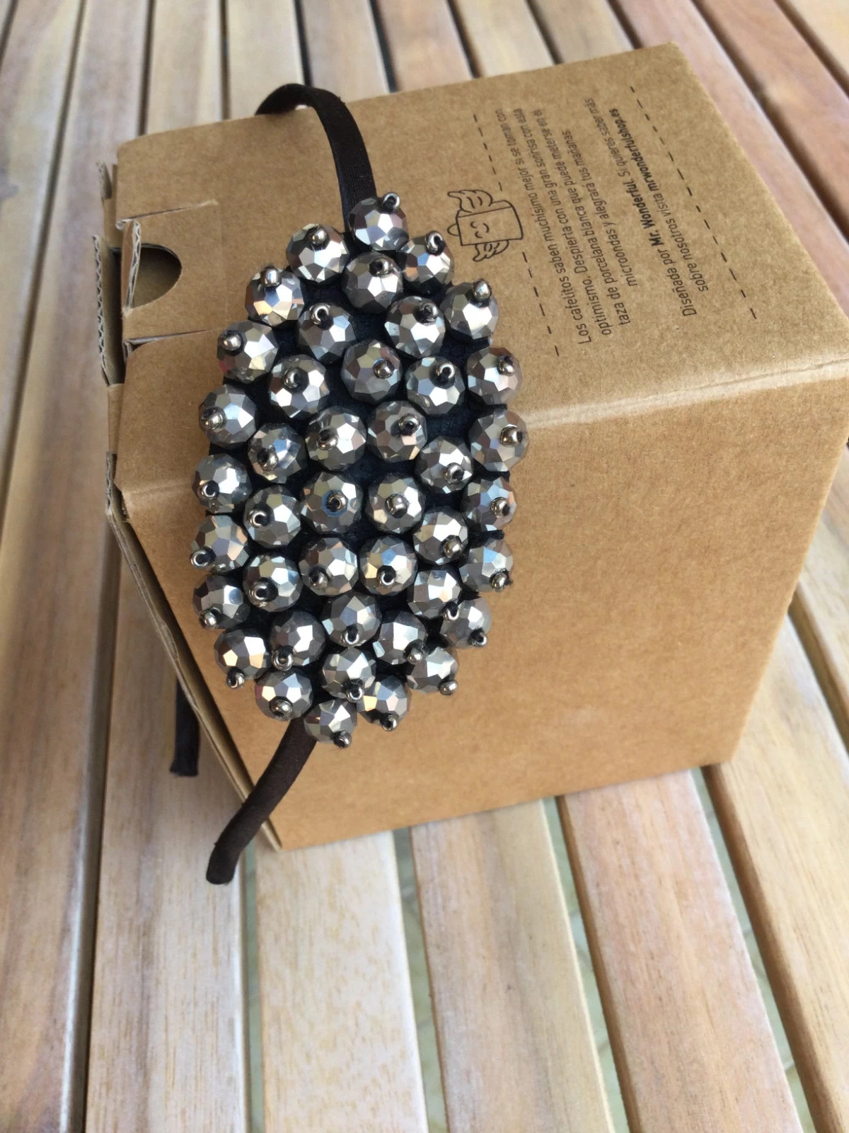 Preciosa diadema negra – perfumerías primor 4