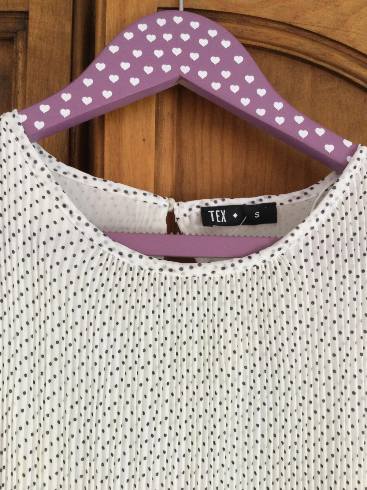 Blusa sin mangas de lunaritos – Tex Woman – taille S / 36 / 8 3