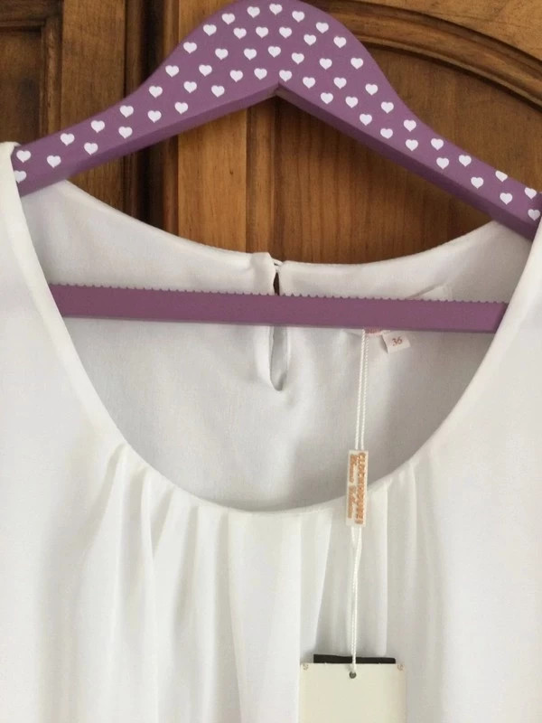 Blusa blanca – Easy Wear – taille M / 38 / 10 3