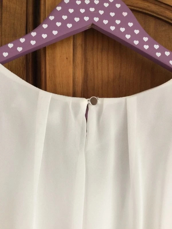 Blusa blanca – Easy Wear – taille M / 38 / 10 4