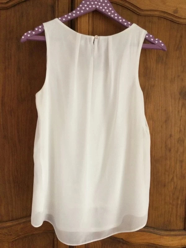Blusa blanca – Easy Wear – taille M / 38 / 10 2