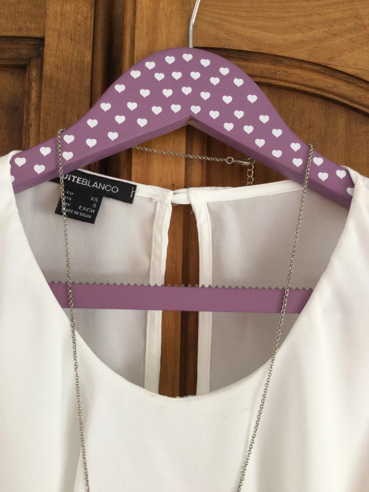 Preciosa blusa beige💞 – EXCLUSIVE Suite blanco – taille XS / 34 / 6 4