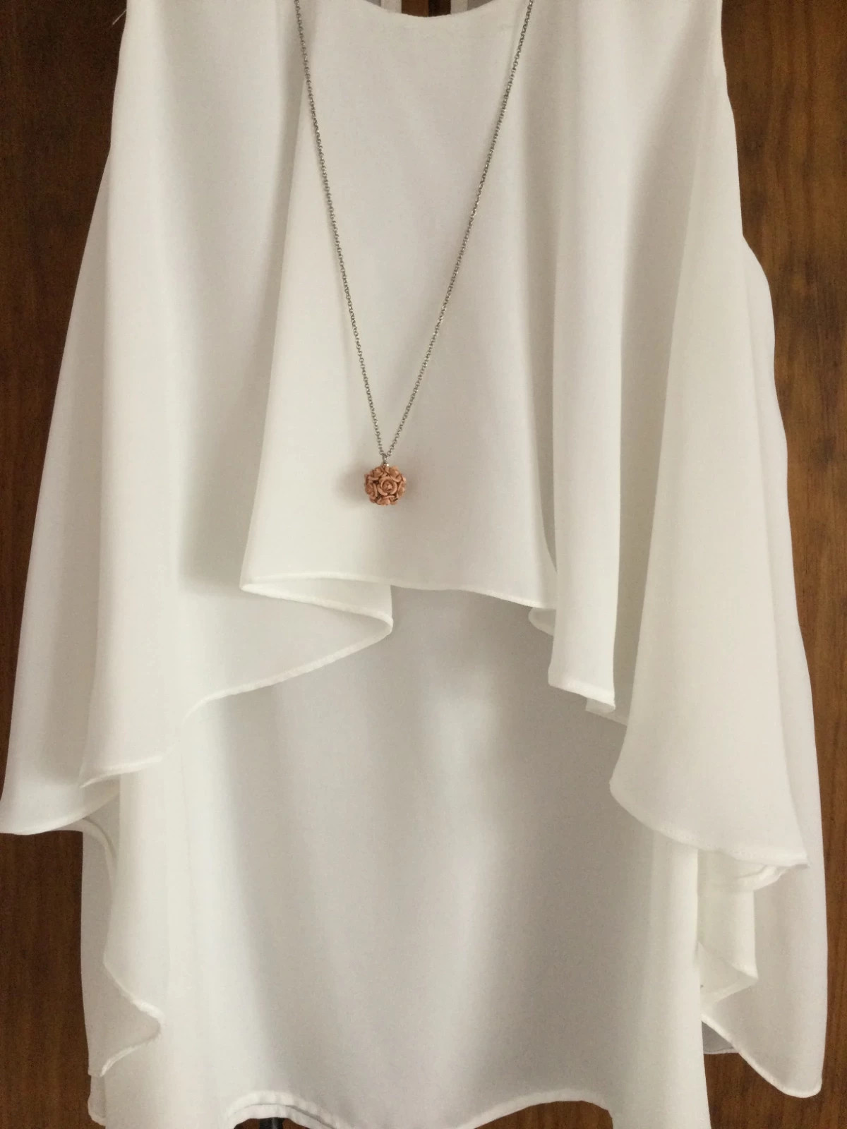 Preciosa blusa beige💞 – EXCLUSIVE Suite blanco – taille XS / 34 / 6 3
