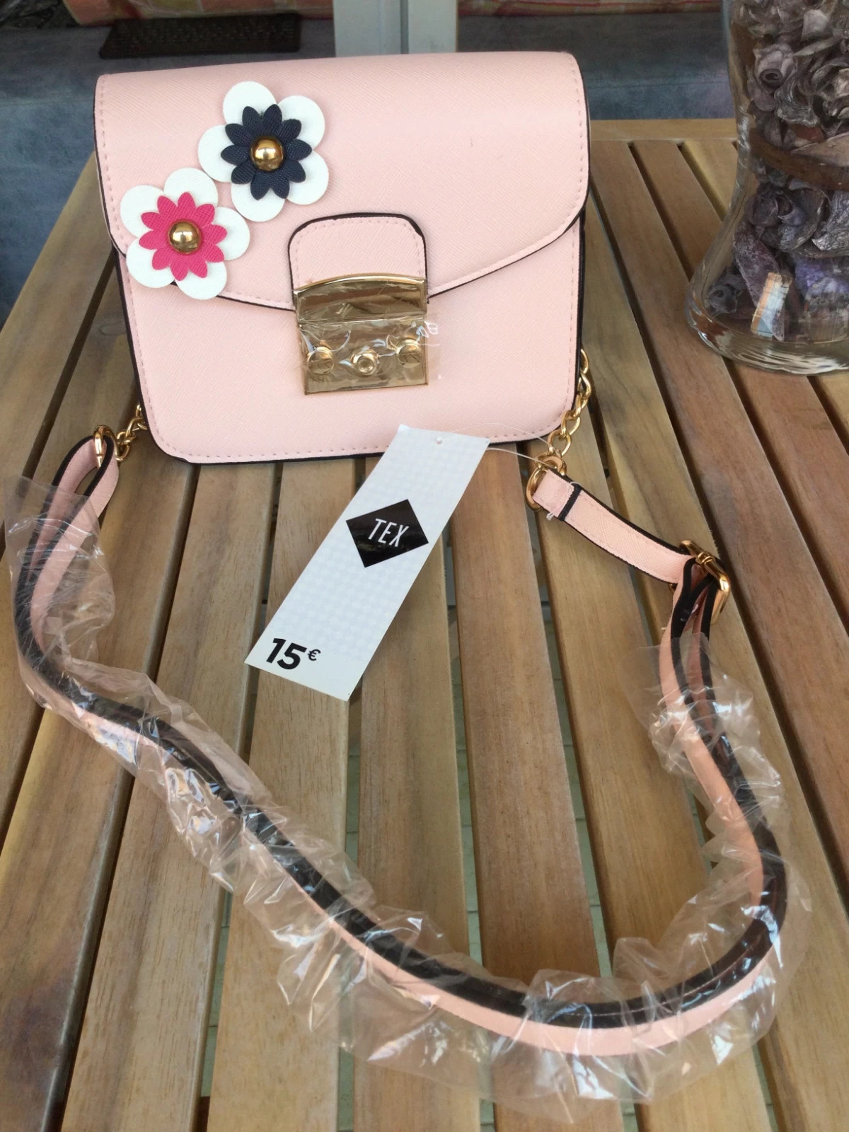 Bolso de hombro rosa 🌺 – TEX 3
