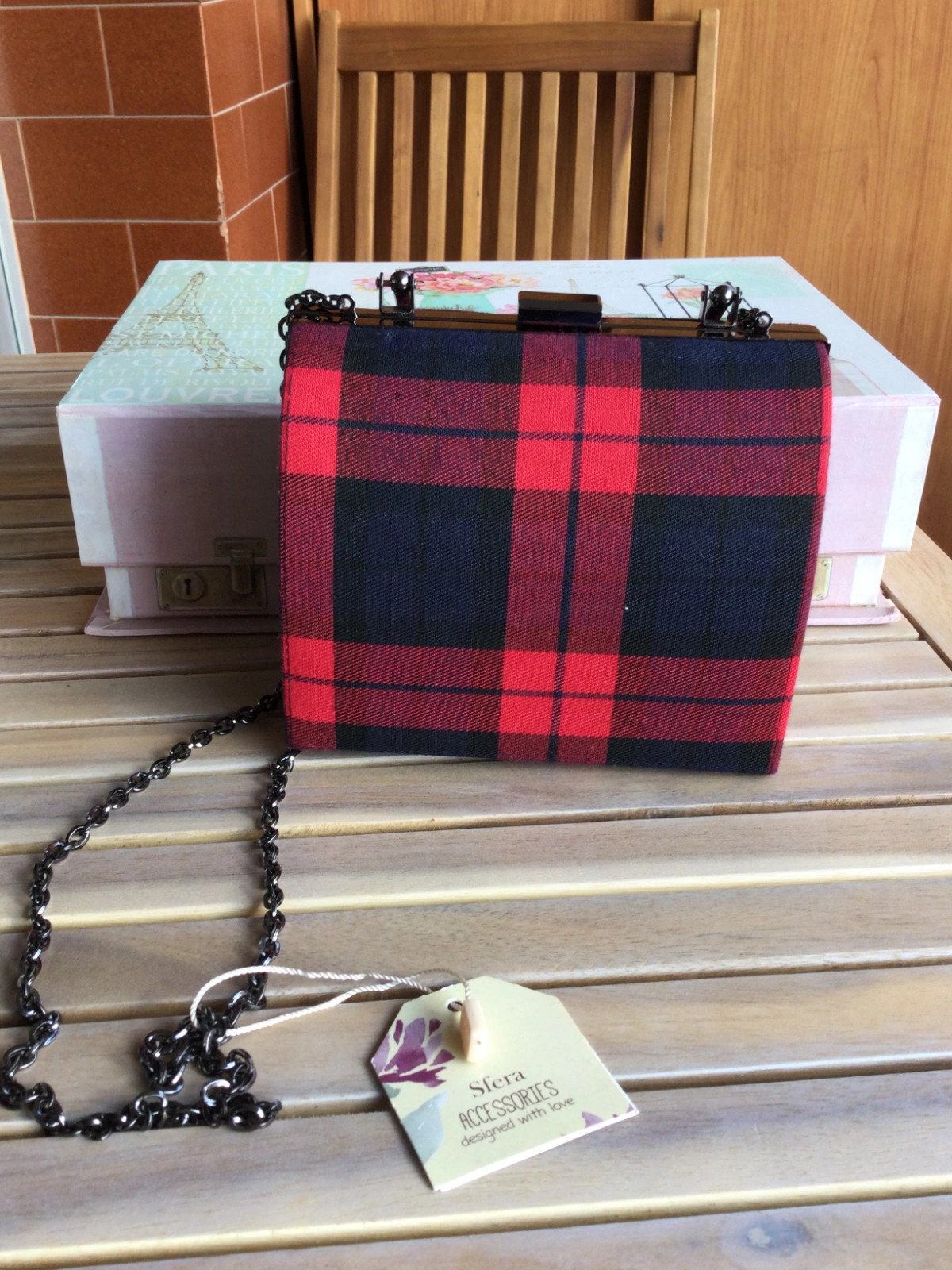Bolso de mano de cuadros – Sfera 2