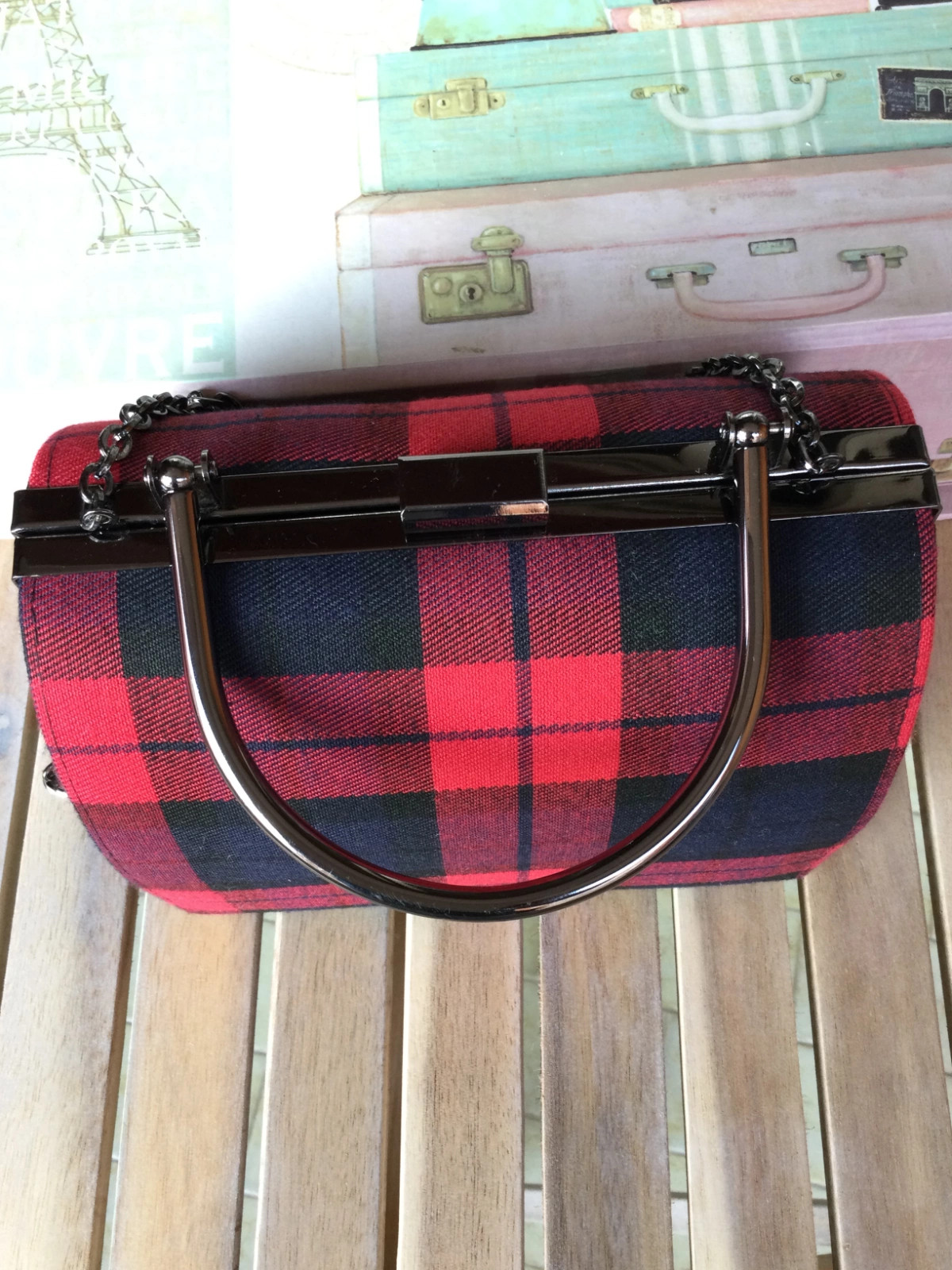 Bolso de mano de cuadros – Sfera 5