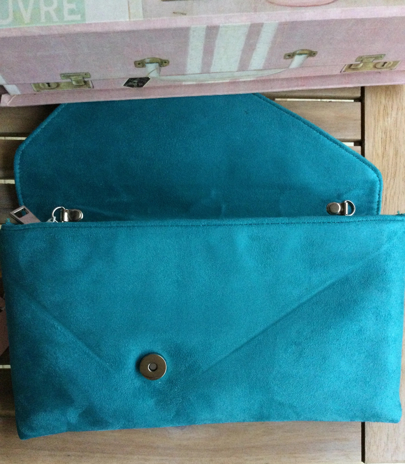 Clutch turquesa 2