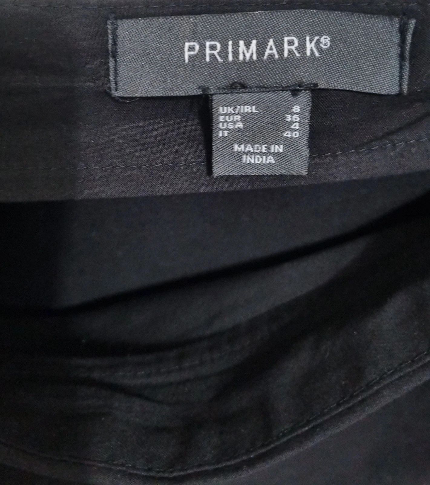 🌟Falda negra con bordado🌟 – Primark – taille S / 36 / 8 3