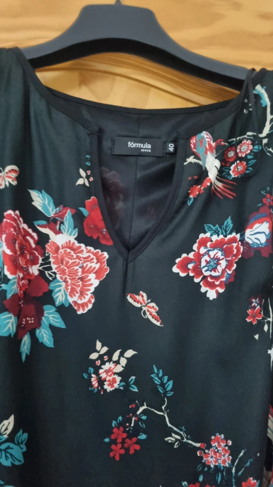 💖Elegante vestido negro estampado💖 – El Corte Inglés – taille L / 40 / 12 4