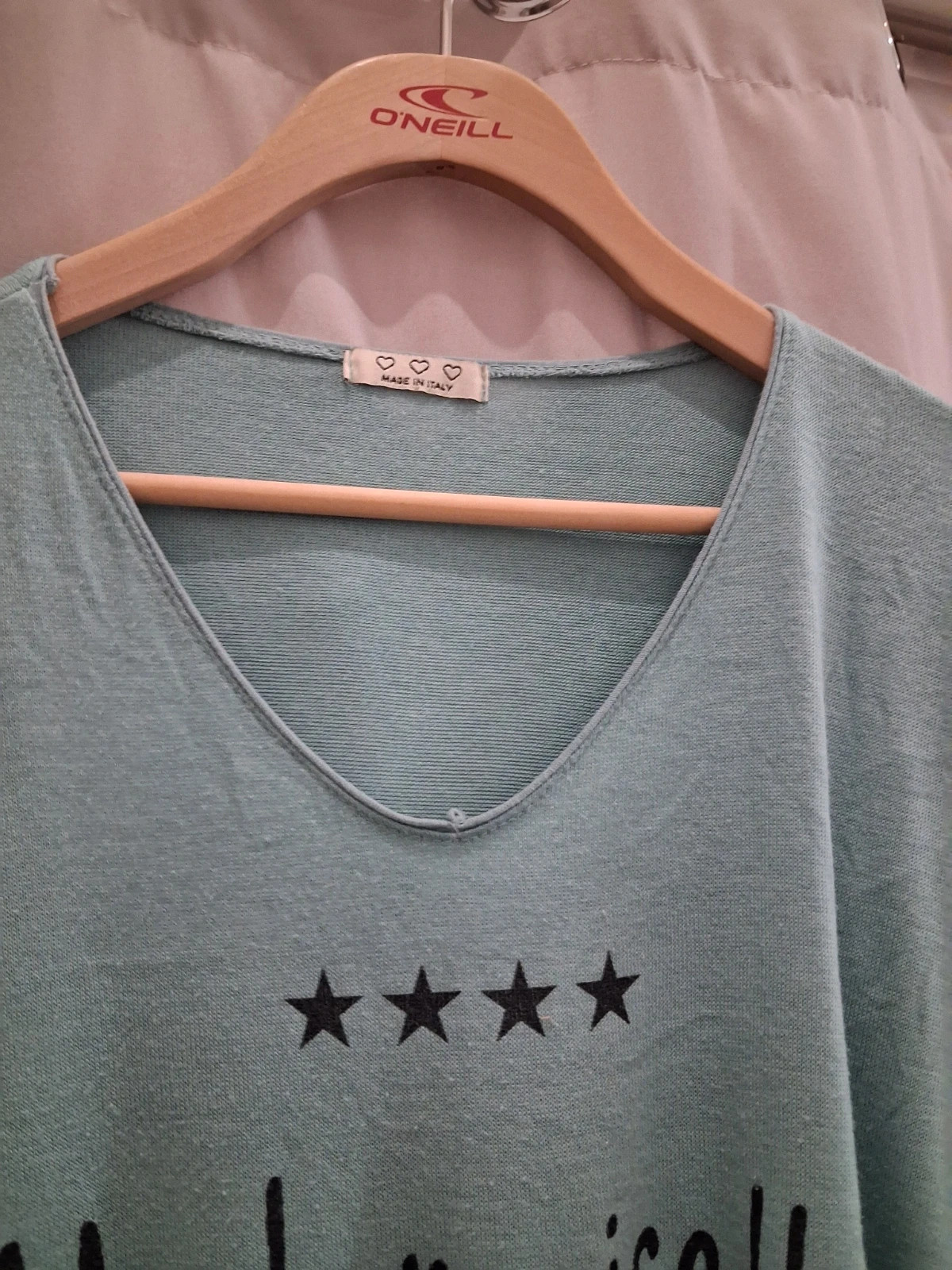 Pull leger bleu canard vert