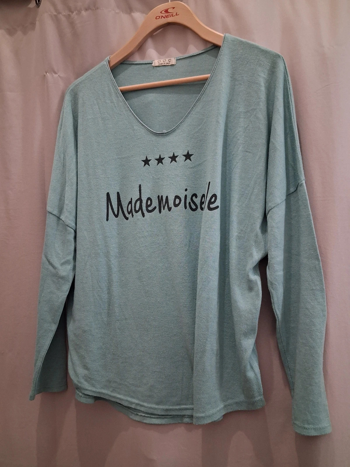 Pull leger bleu canard vert – Italy – taille Taille unique 3