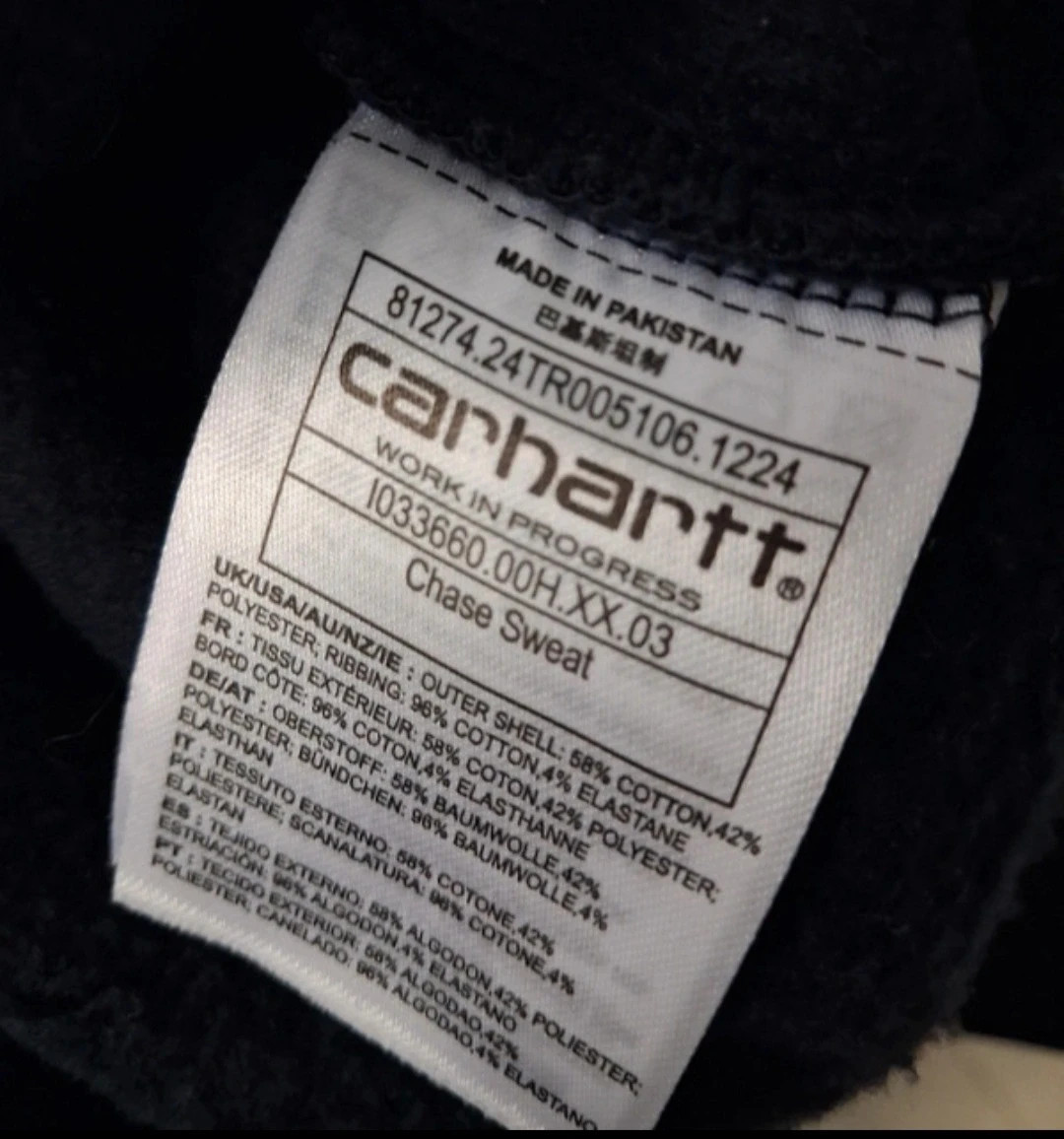 Sweat marine authentique carhartt – Carhartt – taille XS / 34 / 6 2