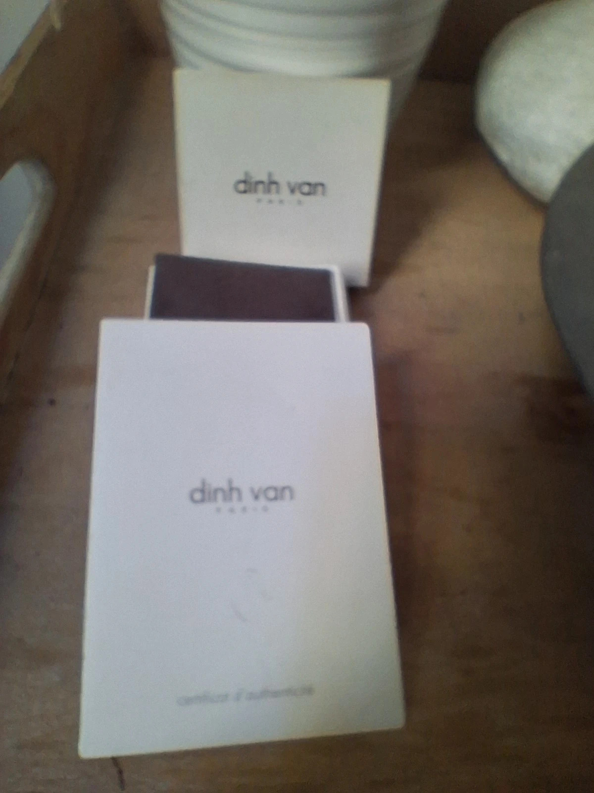 Bracelet Cible or Dinh van authentique