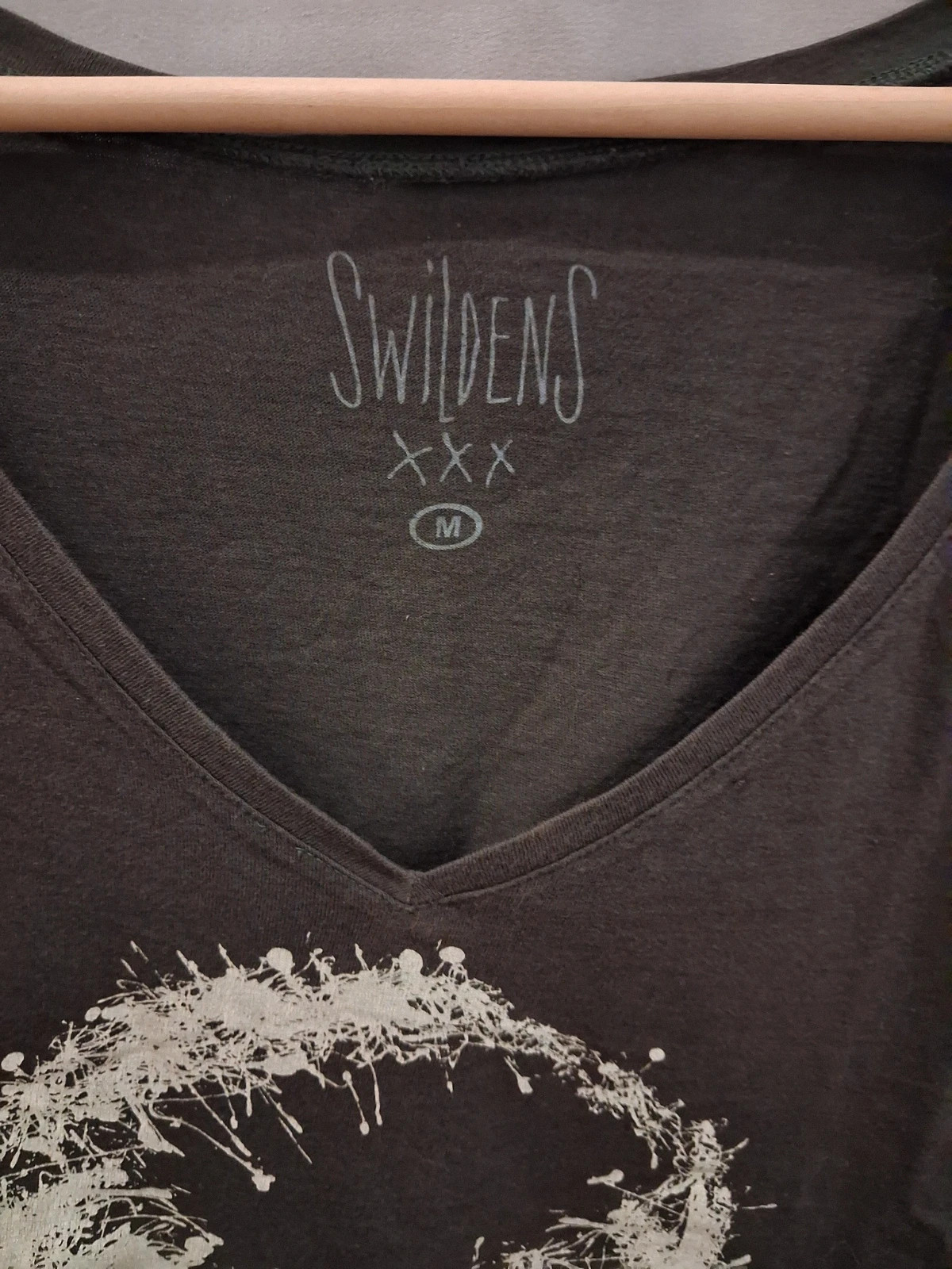 T shirt skull chocolat – Swildens – taille M / 38 / 10 3