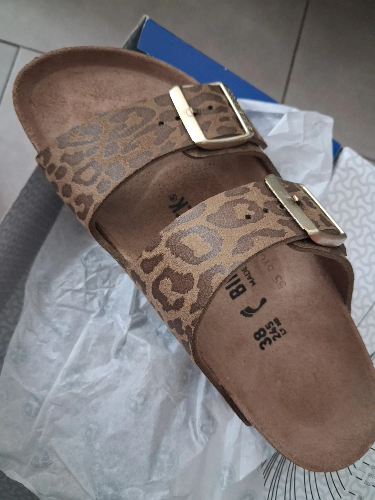 Birkenstock léopard doré Authentique – Birkenstock – taille 38 4