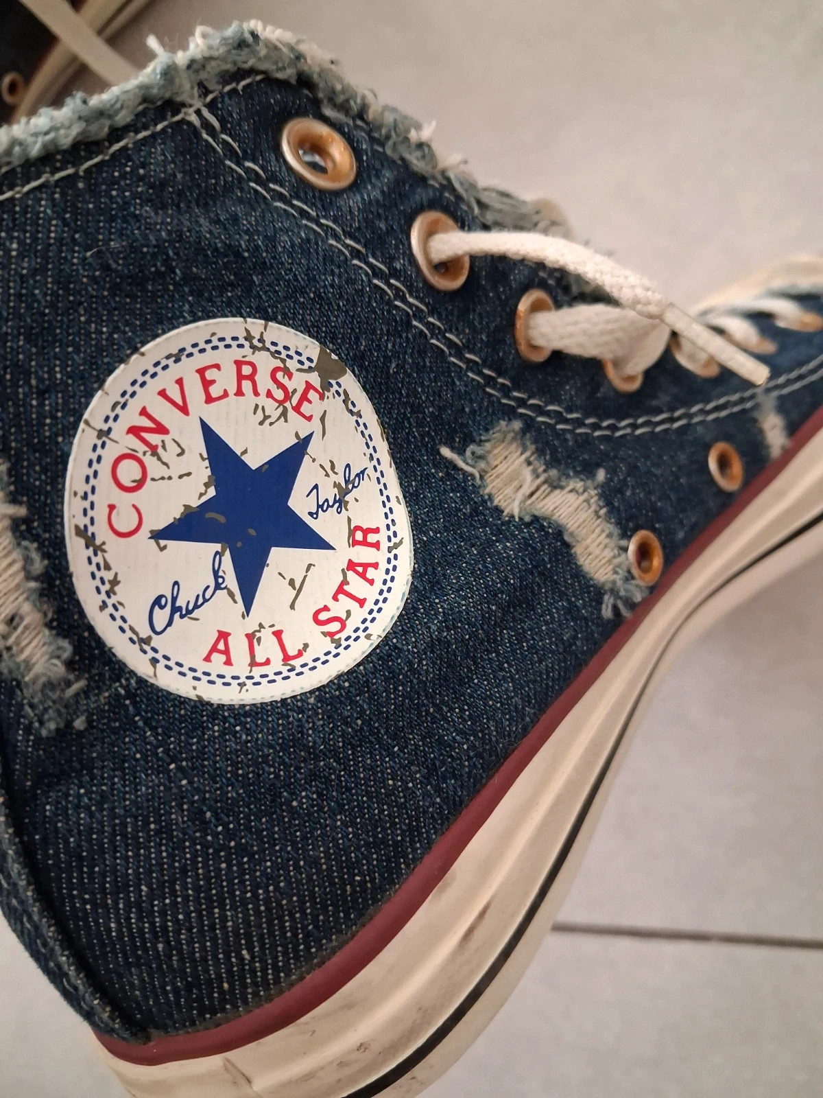 Converse jeans Authentique vintage Used – Converse – taille 37 2