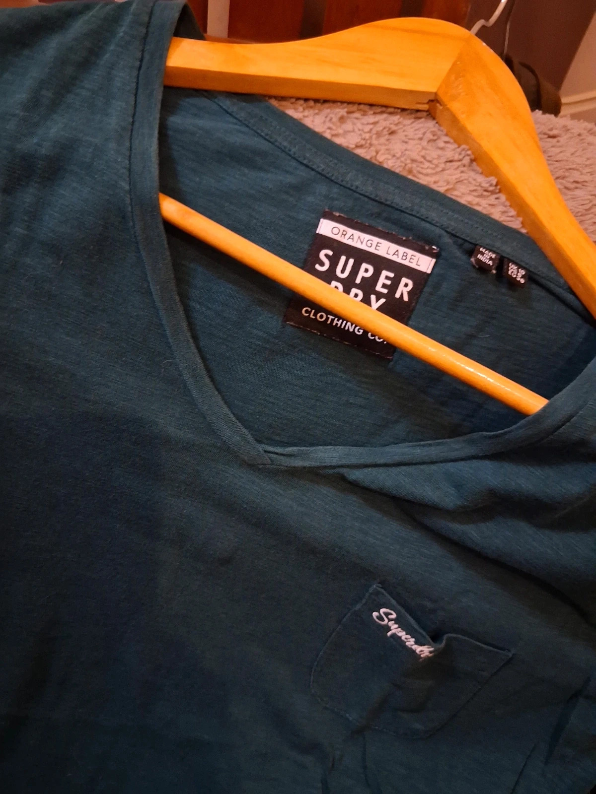 Superdry t shirt bleu canard – Superdry – taille M / 38 / 10 2