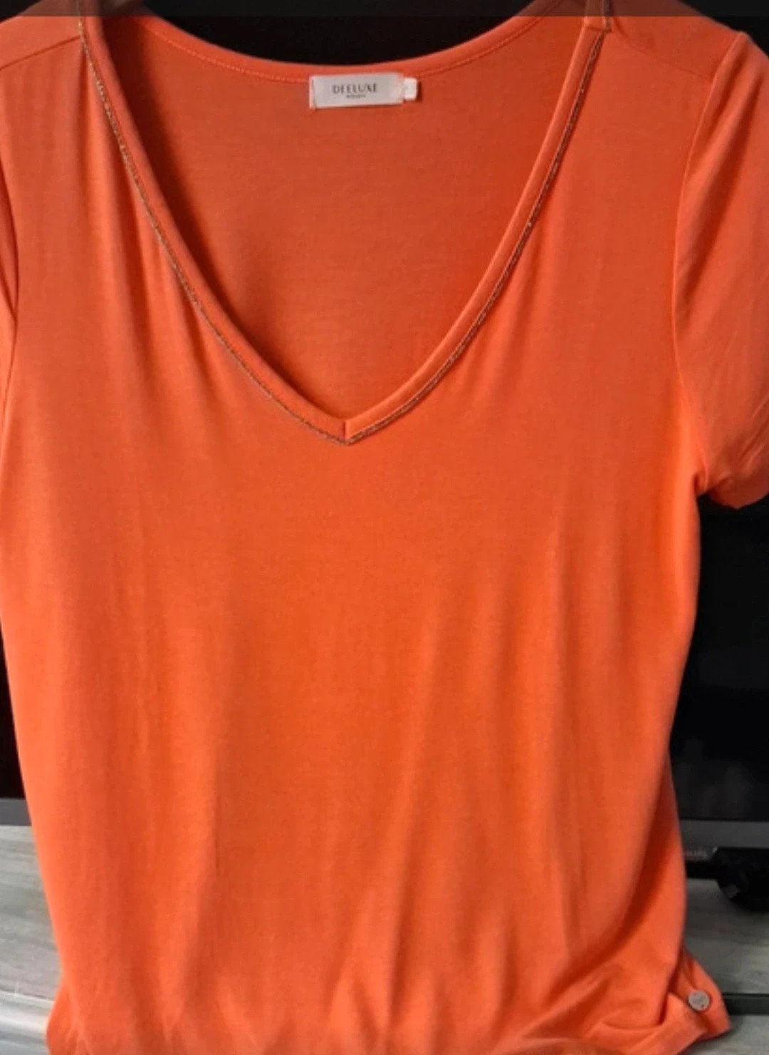 T shirt DeluXe orange – Deluxe – taille L / 40 / 12 4