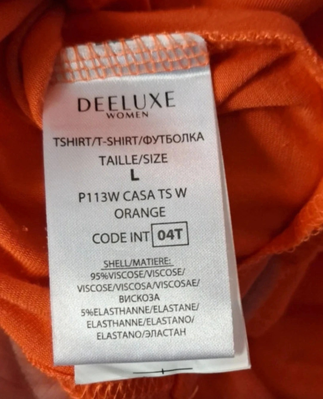 T shirt DeluXe orange