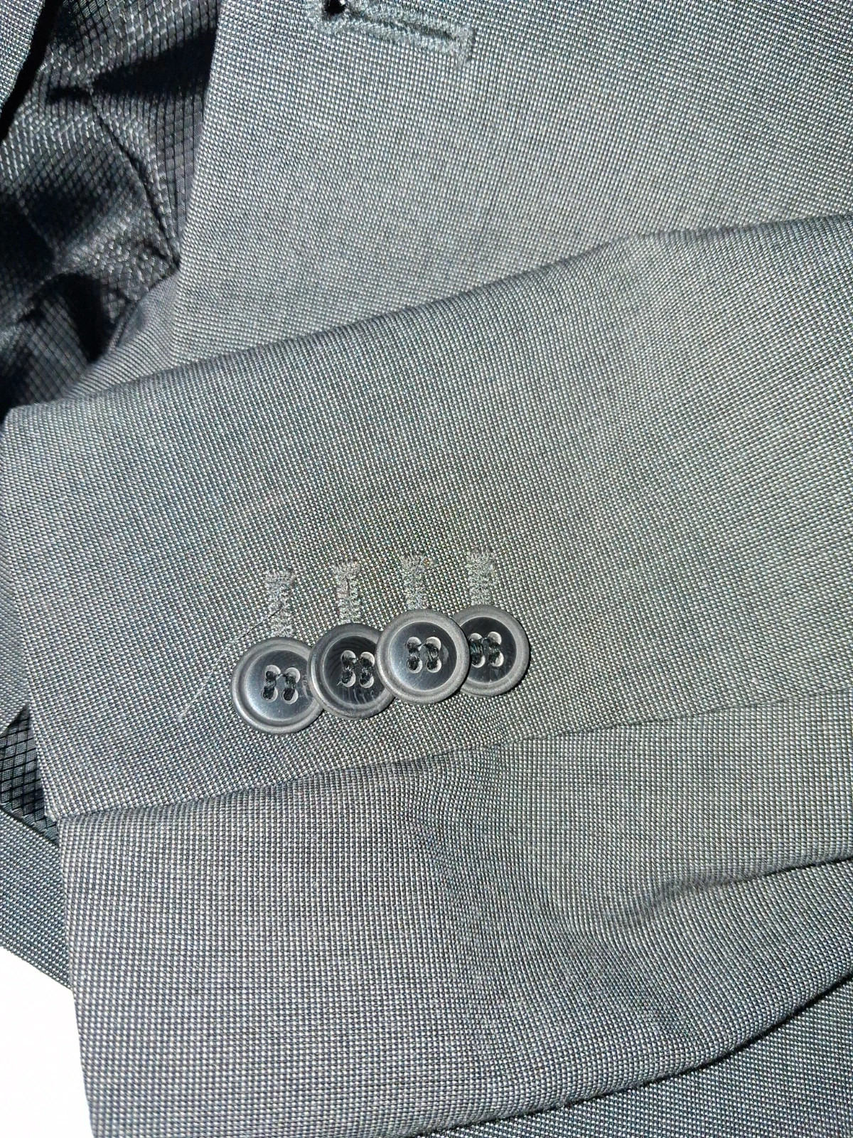 Veste blazer grise liseré noir – H&M – taille L / 40 / 12 5