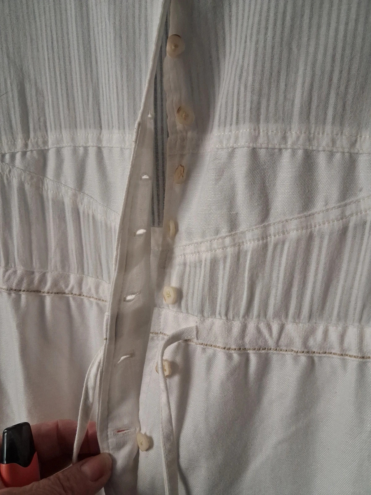 Robe blanche coton Marithé François Girbaut – Marithé + François Girbaud – taille S / 36 / 8 4