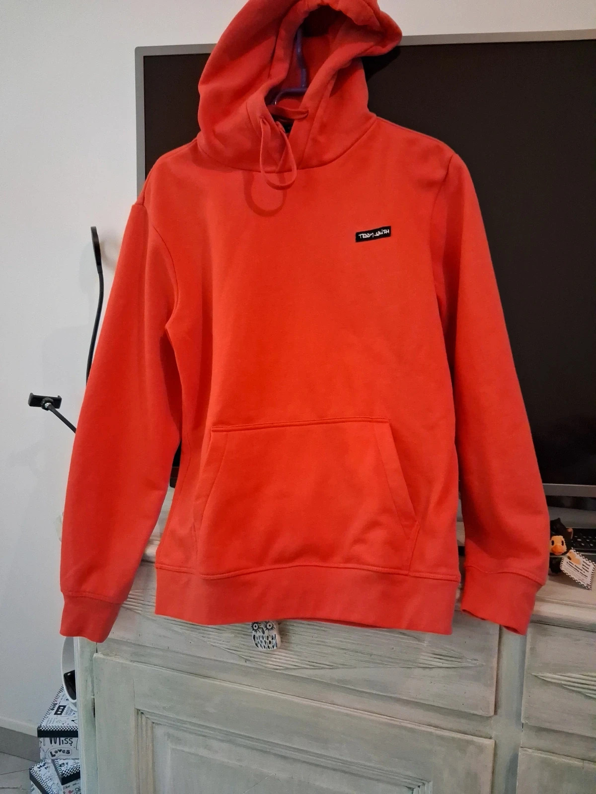 Sweat teddy Smith orange Capuche