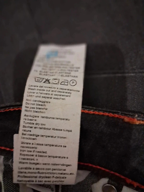 Jeans gris foncé Marithe & François Girbaut – Marithé + François Girbaud – taille M / 38 / 10 5