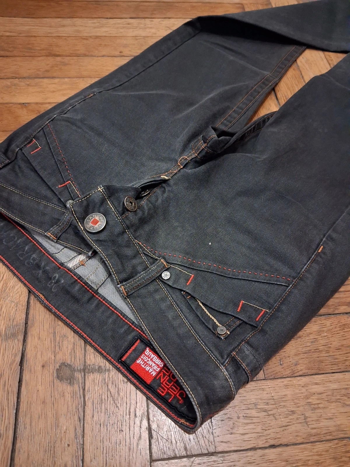 Jeans gris foncé Marithe & François Girbaut – Marithé + François Girbaud – taille M / 38 / 10 3