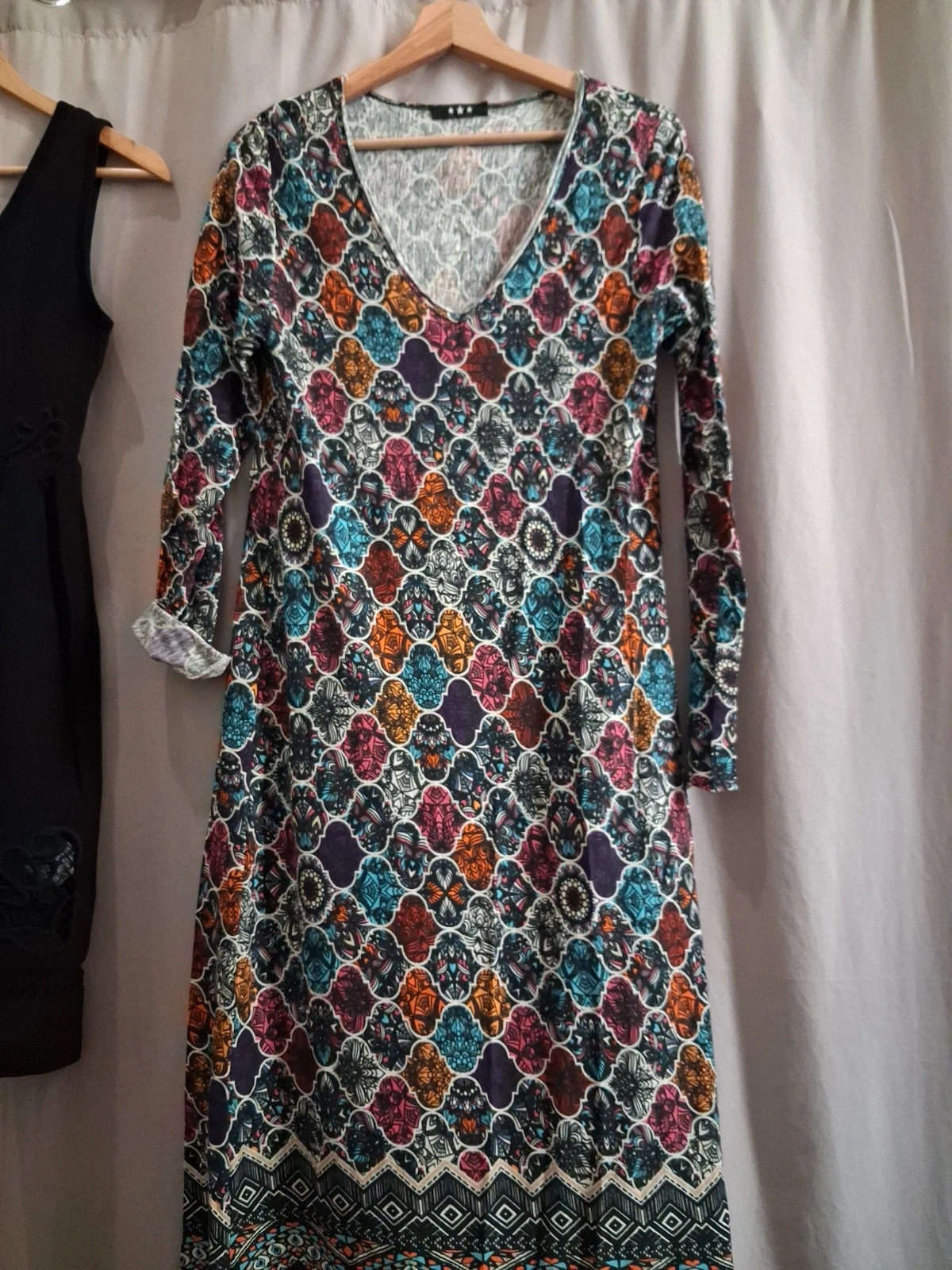 Robe longue multicolore Arlequin – Coton – taille Taille unique 3
