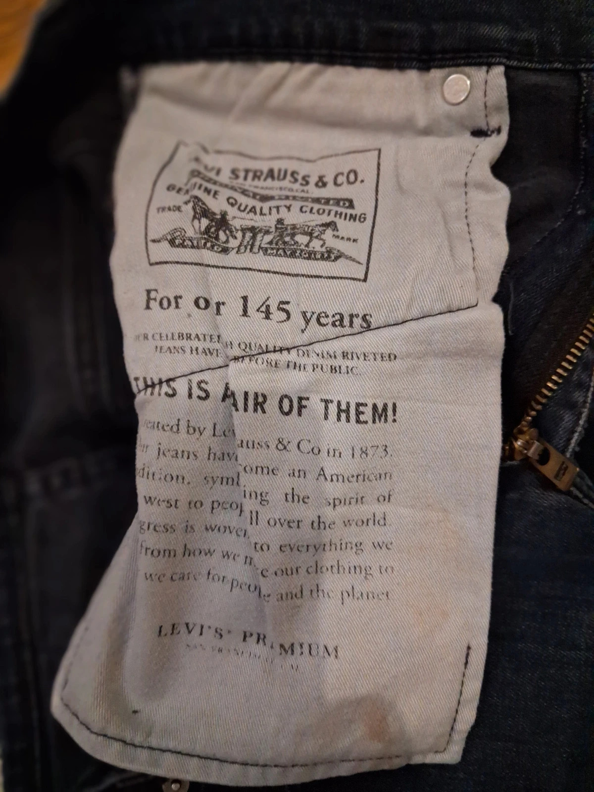 jeans Levi’s homme Authentique
