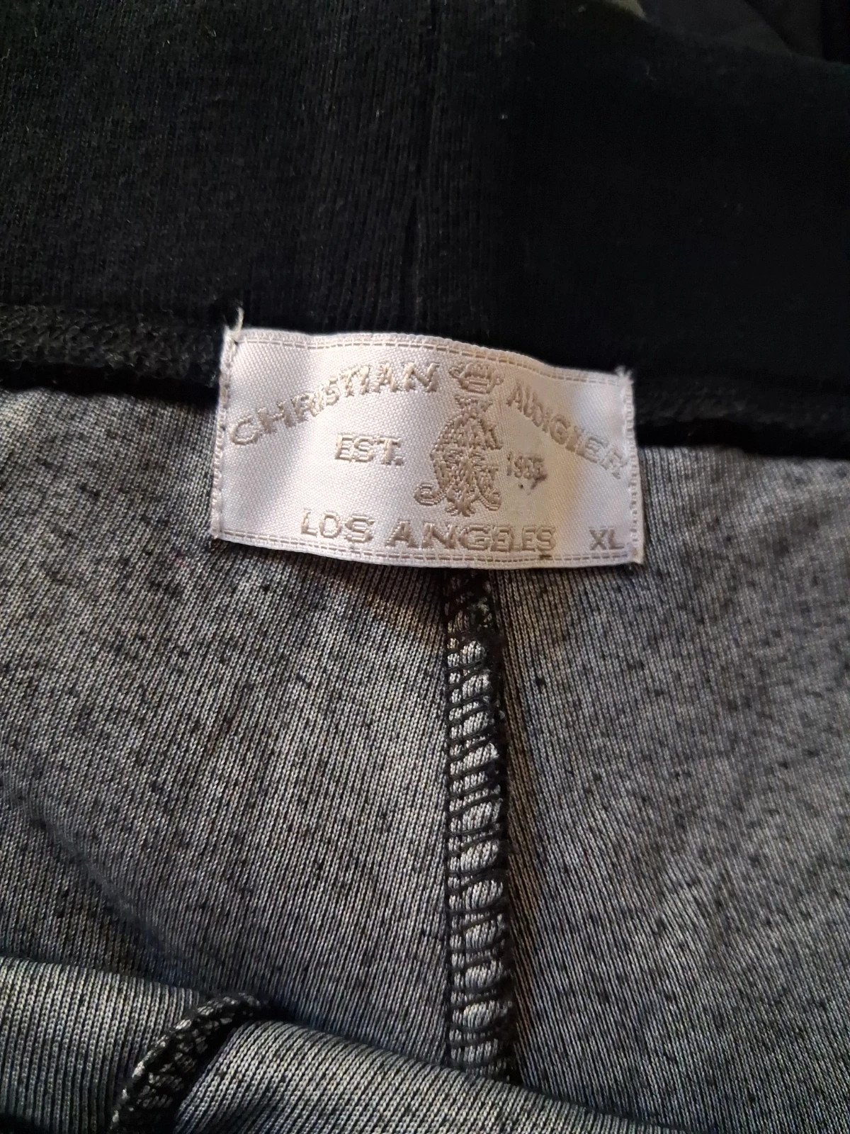 Jogging velours noir Christian Audigier authentique – Christian Audigier – taille XL / 42 / 14 2
