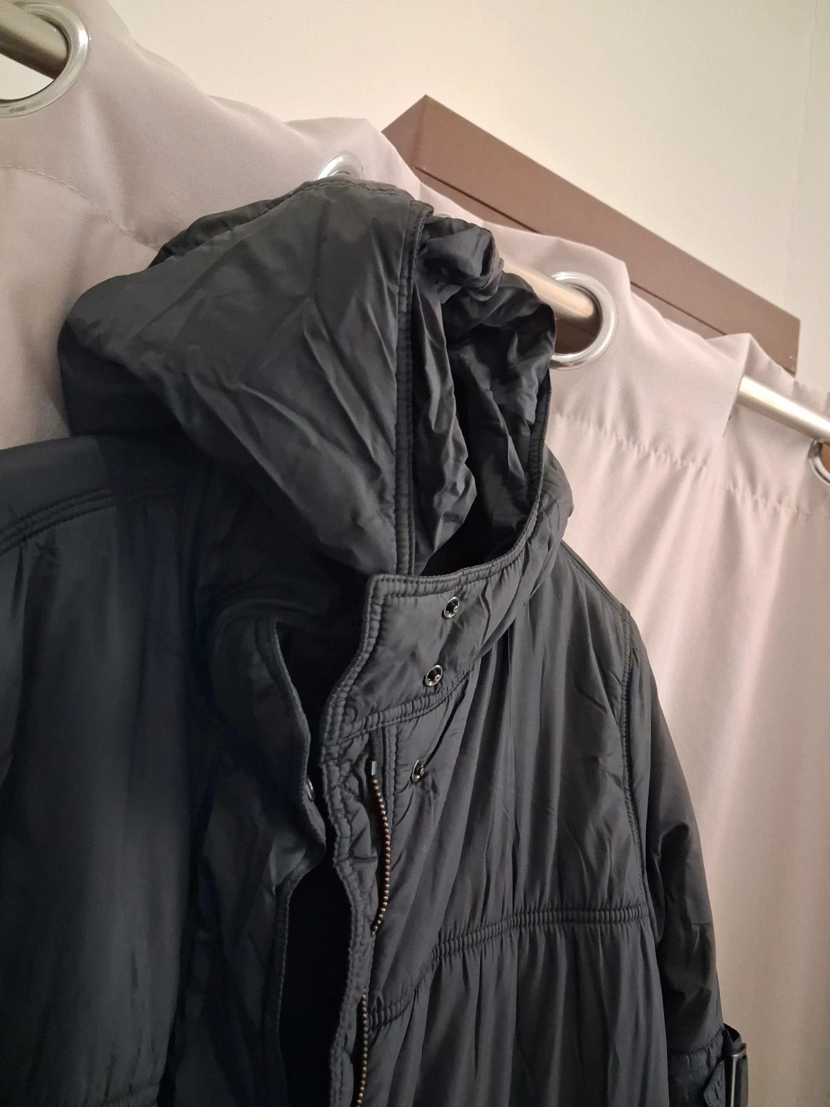 Doudoune noire longue Ikks – IKKS – taille S / 36 / 8 3
