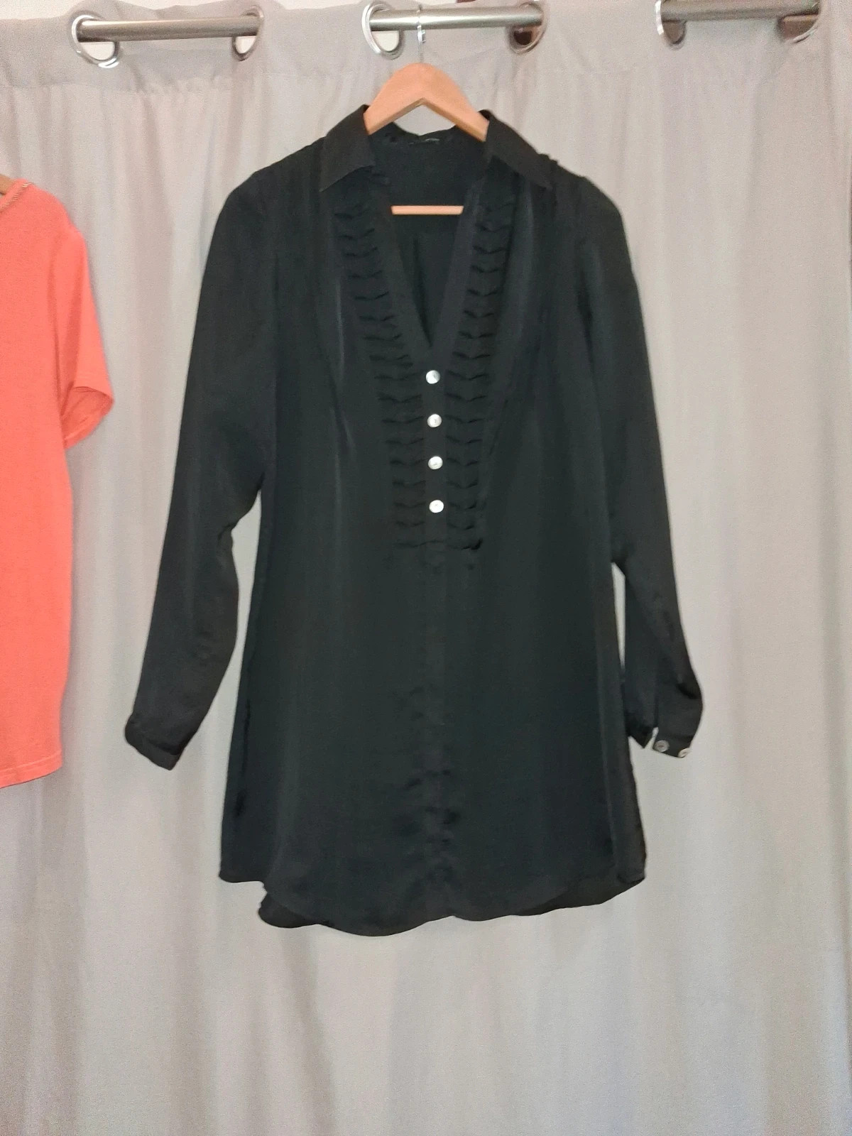 Robe tunique chemise noire