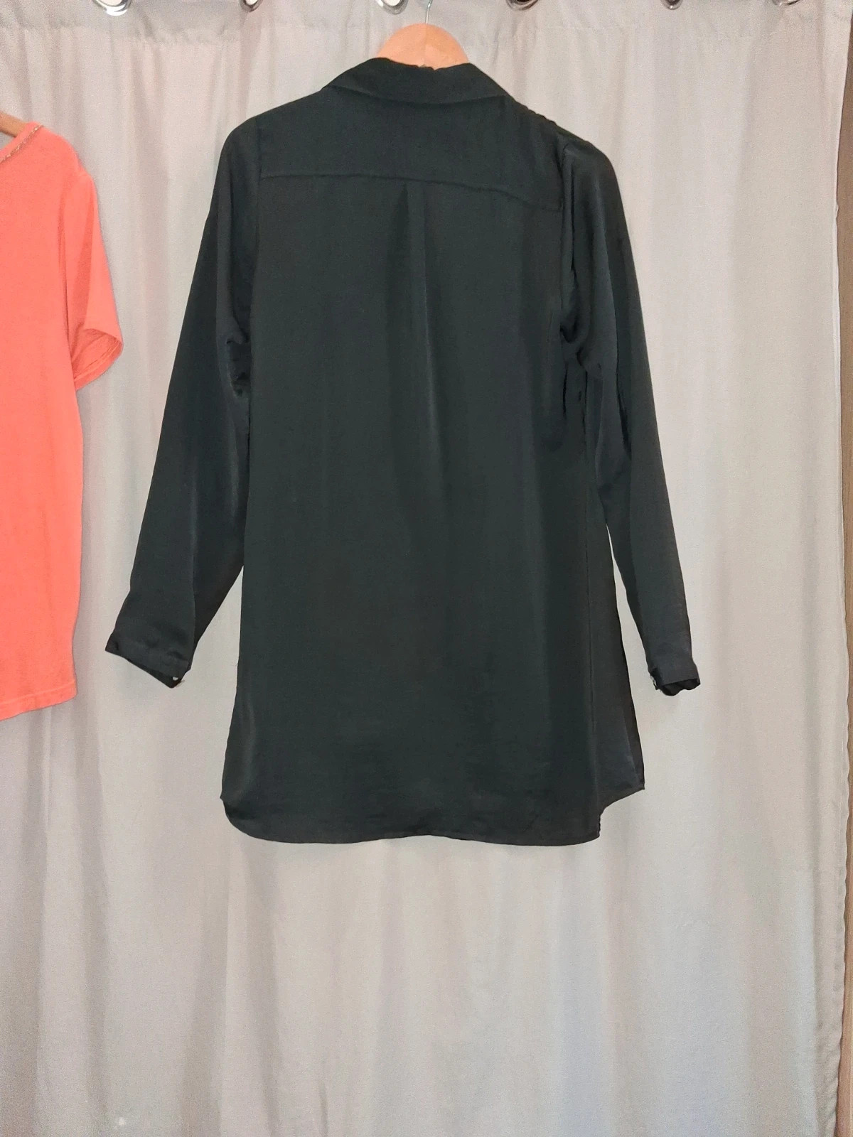 Robe tunique chemise noire – Riviére de Lune – taille M / 38 / 10 2