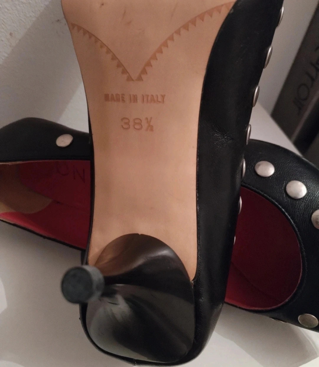 Escarpins noir cuir Jonack rock – Jonak – taille 38.5 2