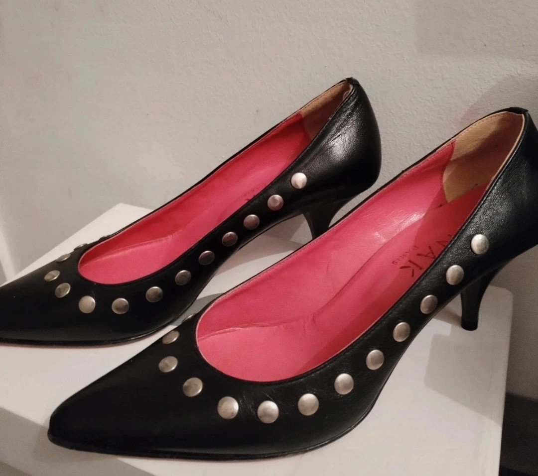 Escarpins noir cuir Jonack rock – Jonak – taille 38.5 4