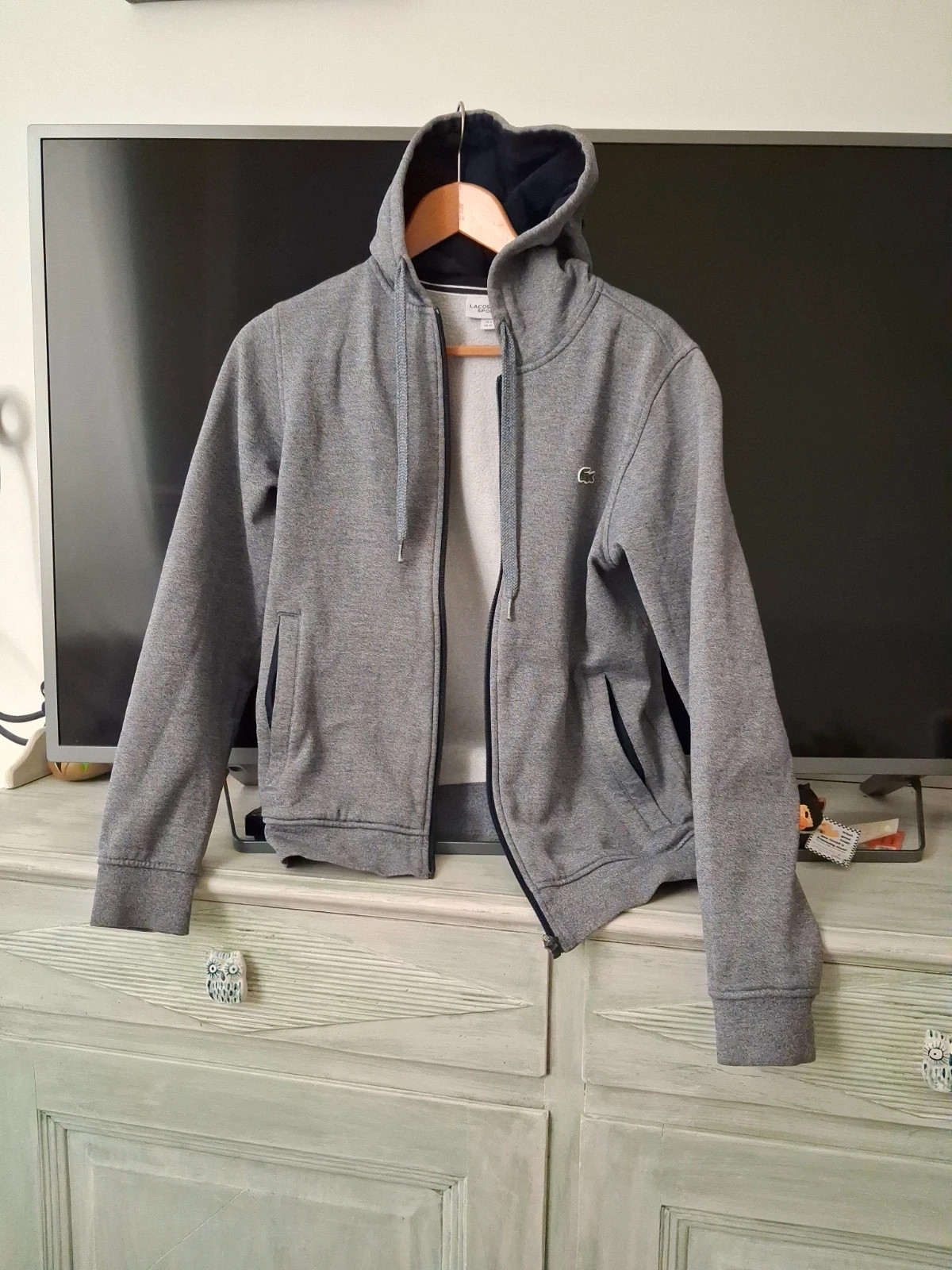 Hoodie gris L'accoste Authentique – Lacoste – taille XS 2