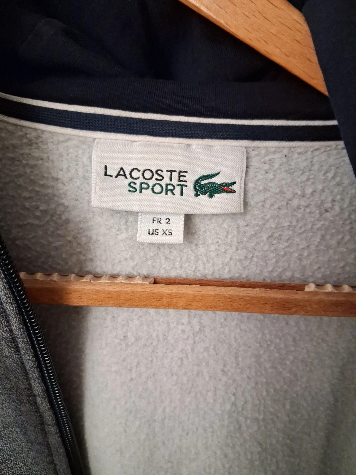 Hoodie gris L'accoste Authentique – Lacoste – taille XS 5