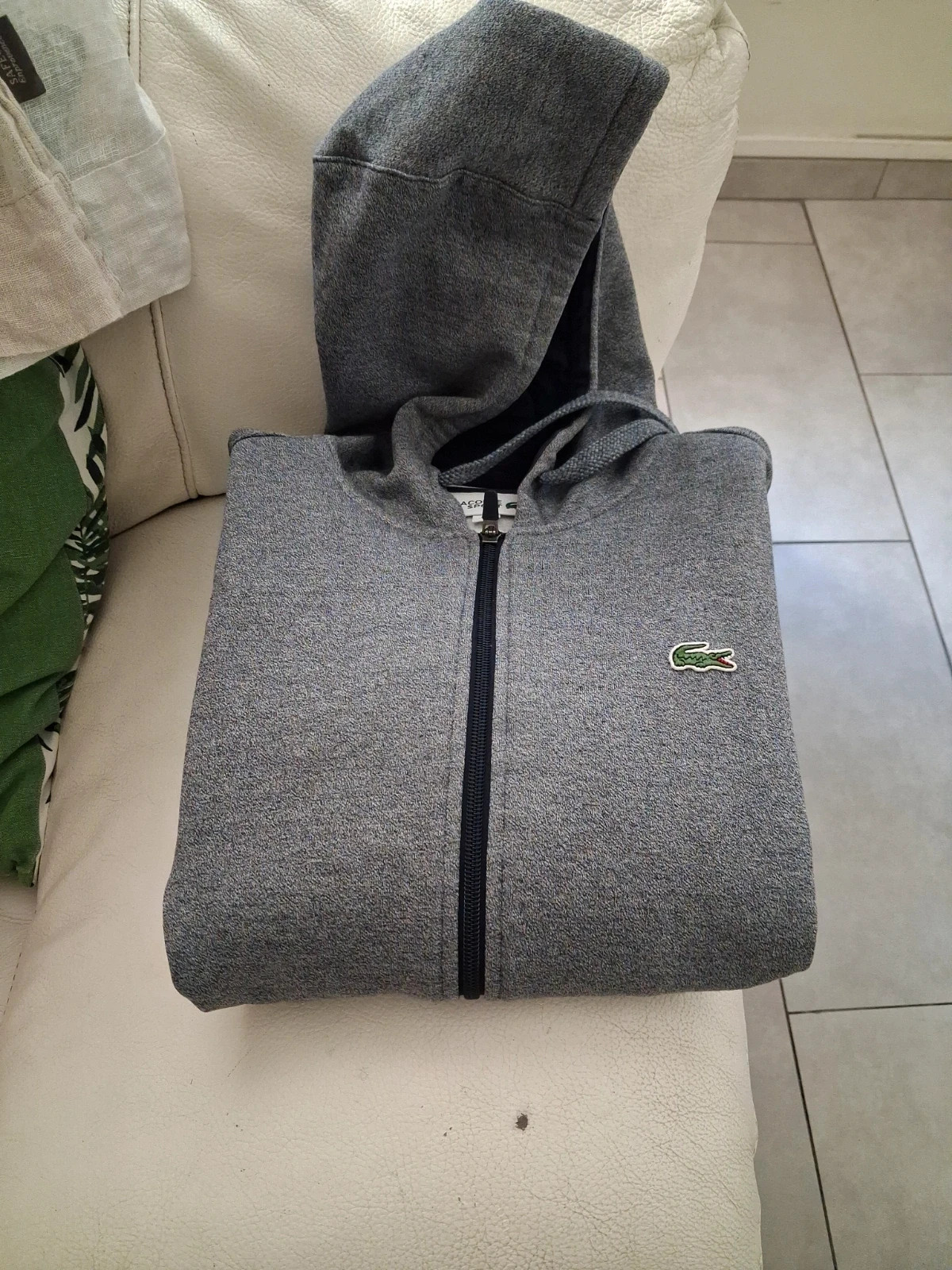 Hoodie gris L'accoste Authentique