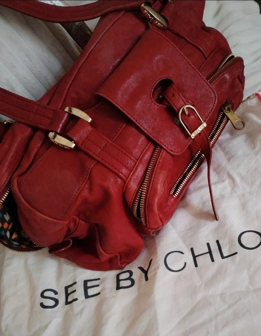 See by Chloé sac cuir rouge – See By Chloé 3