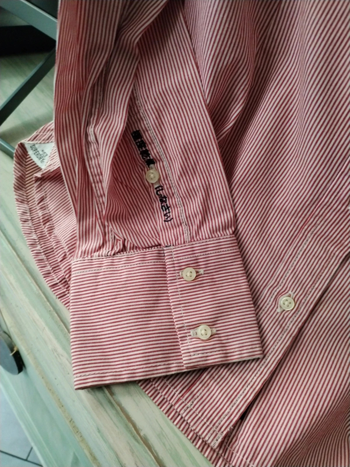 Chemise Superdry fines rayures – Superdry – taille M / 38 / 10 5