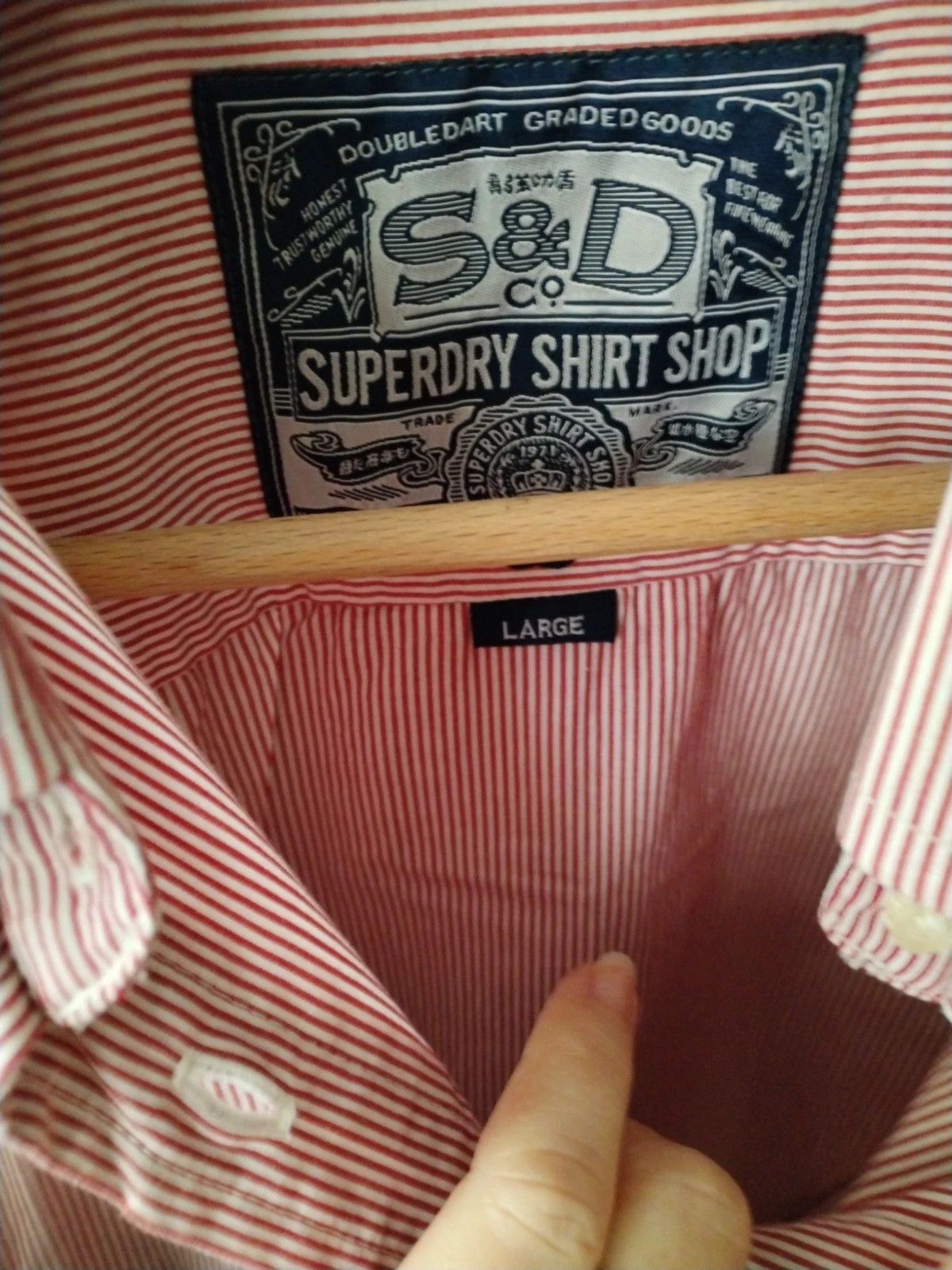 Chemise Superdry fines rayures – Superdry – taille M / 38 / 10 4