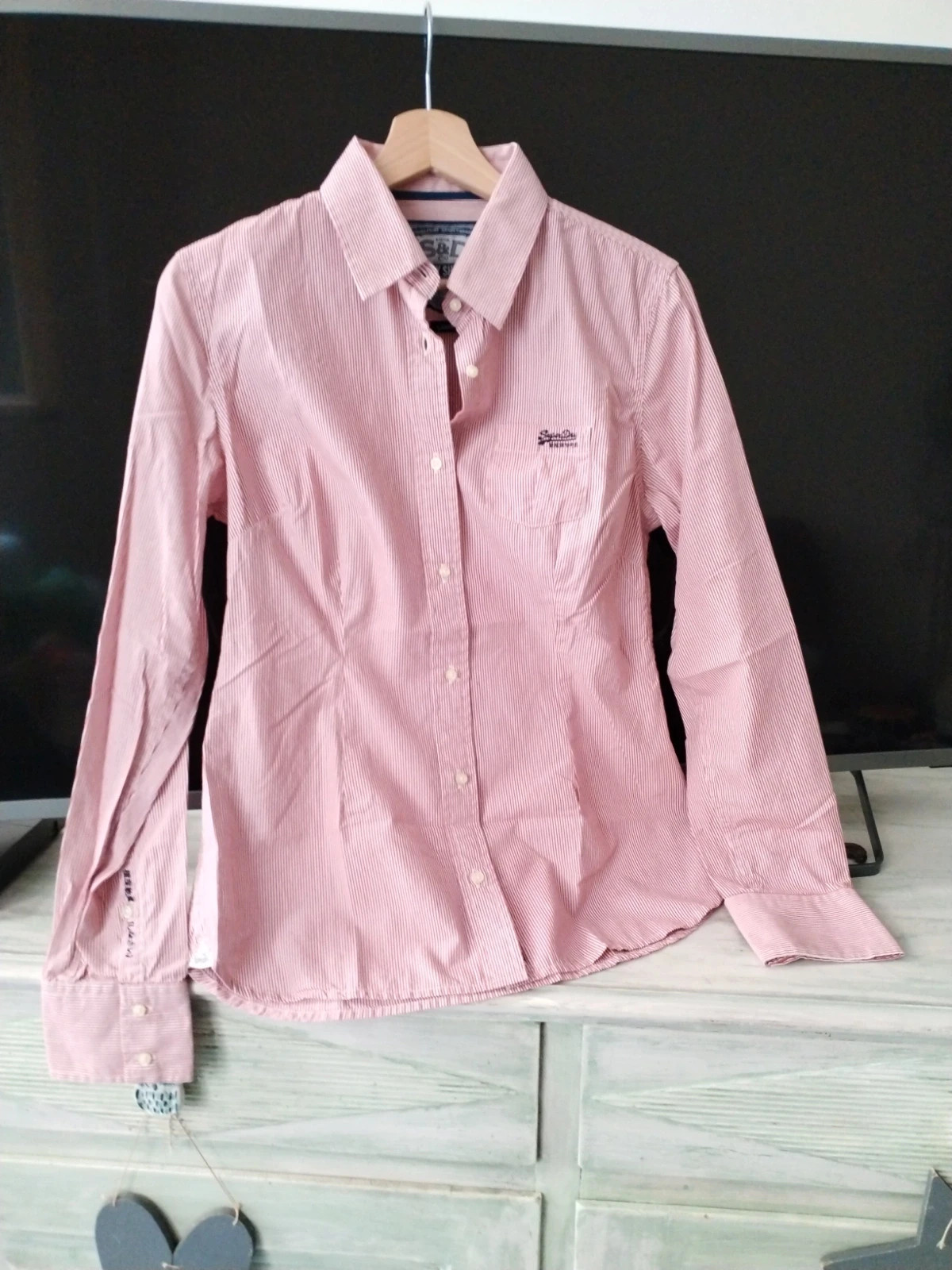 Chemise Superdry fines rayures