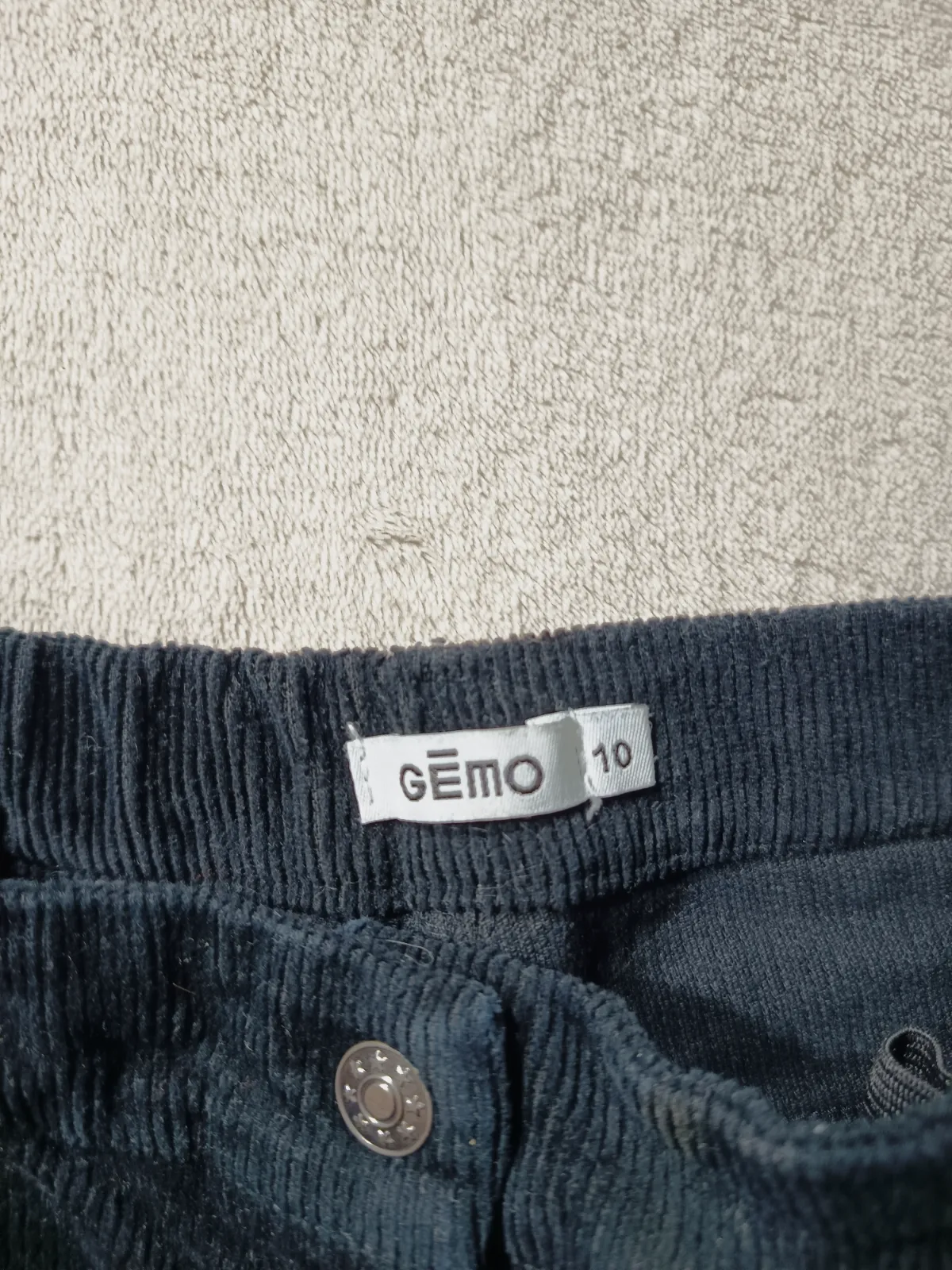 Pantalon évasé en velours côtelé Gémo 10 ans – Gémo – taille 10 ans 4